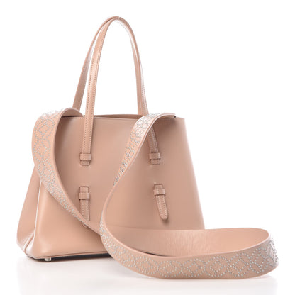 Alaia Calfskin Studded Mina 25 Bag Sable 5 of 8