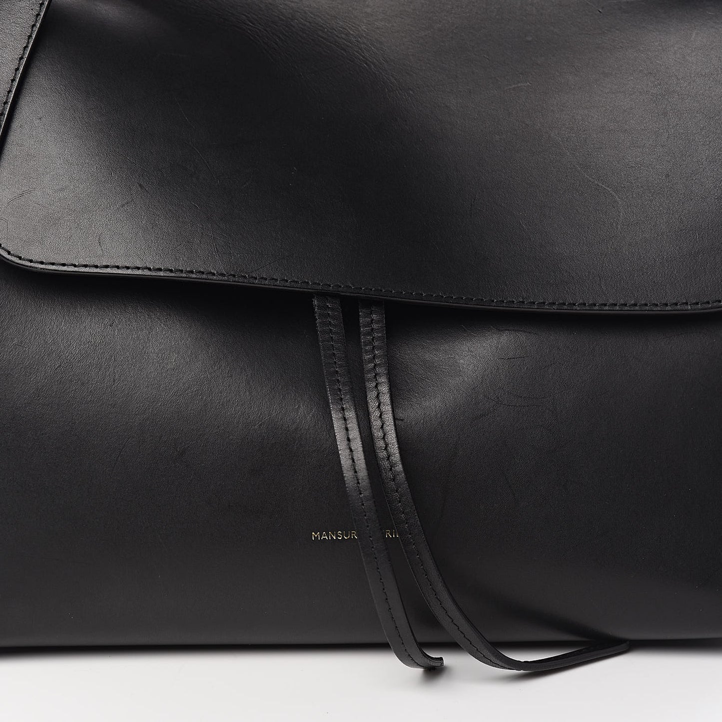 Calfskin Mini Lady Bag Black Flamma