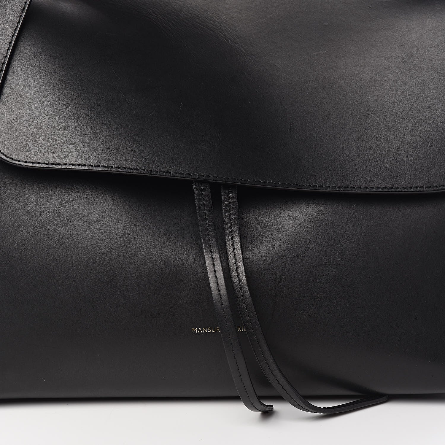 Mansur Gavriel Calfskin Mini Lady Bag Black Flamma 12 of 12