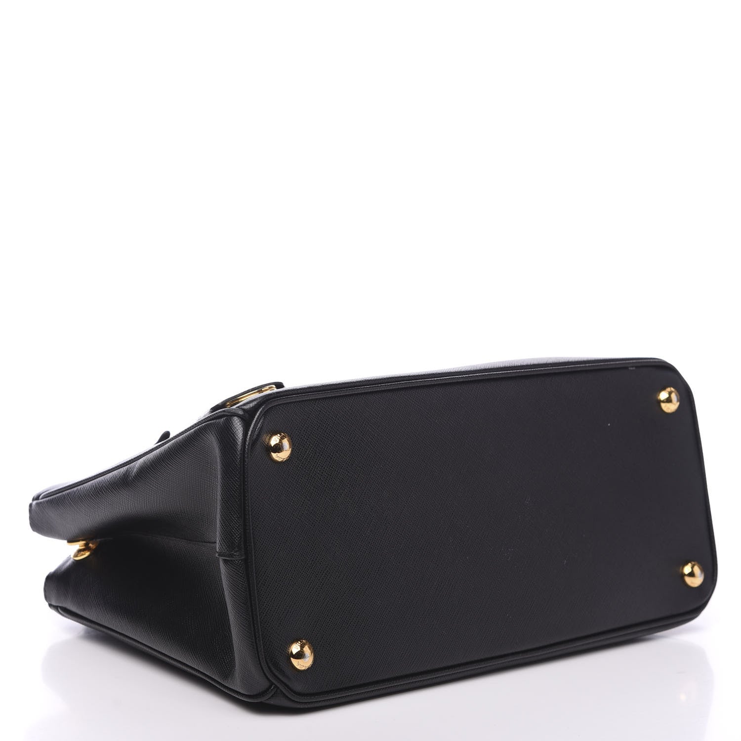 Prada Saffiano Small Galleria Double Zip Tote Black 3 of 9