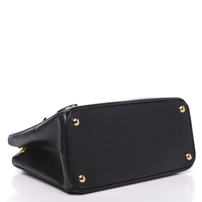 Prada Saffiano Small Galleria Double Zip Tote Black 3 of 9
