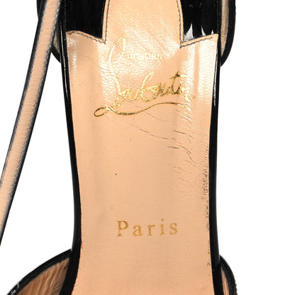 Christian Louboutin Patent Dollyla 100 Pumps 38 Black 8 of 9