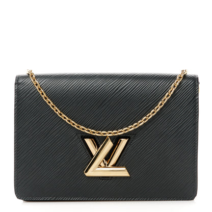 Louis Vuitton Epi Twist Belt Chain Wallet Black 1 of 10