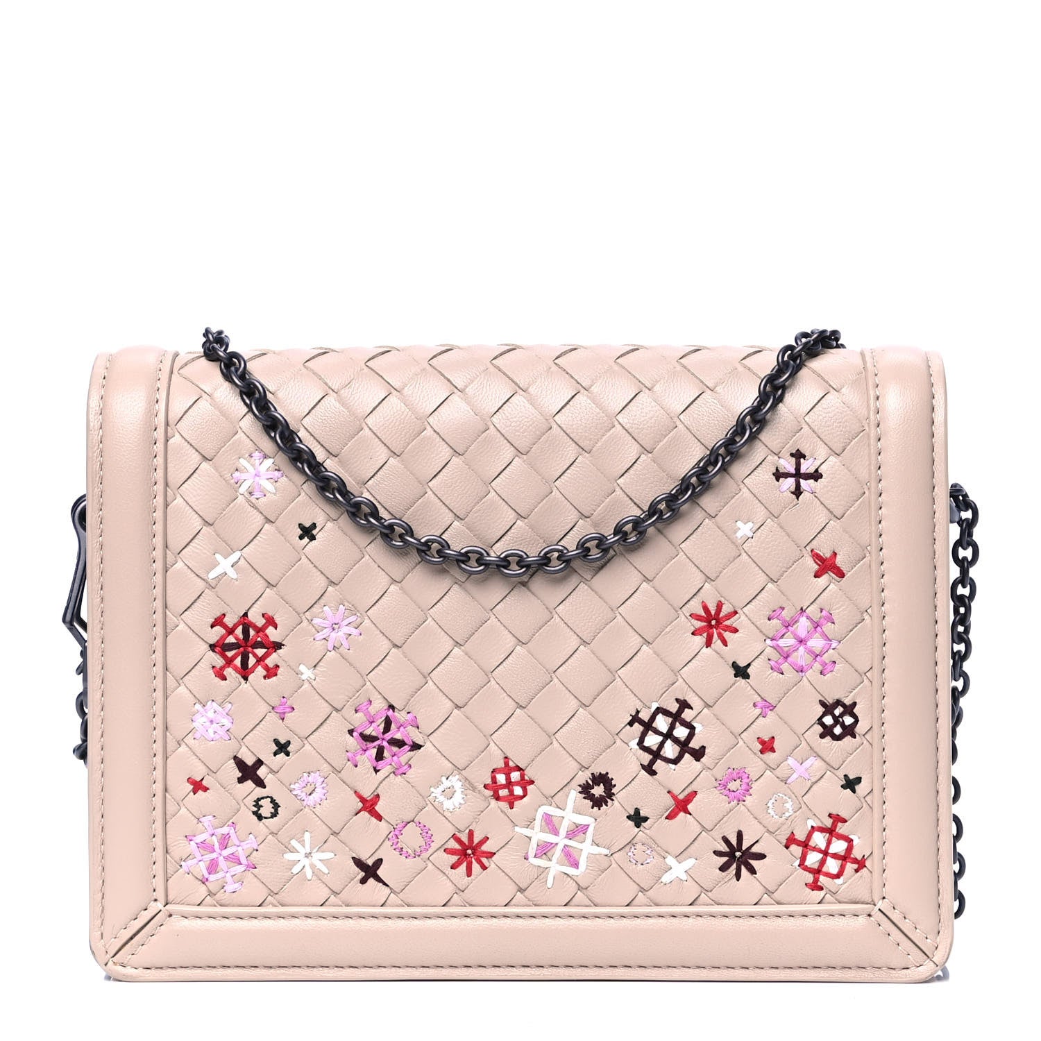 Bottega Veneta Nappa Intrecciato Meadow Flower Mini Montebello Beige 1 of 4