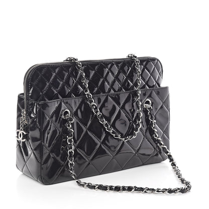 Chanel Vinyl Quilted In The Business Tote Black 3 of 14