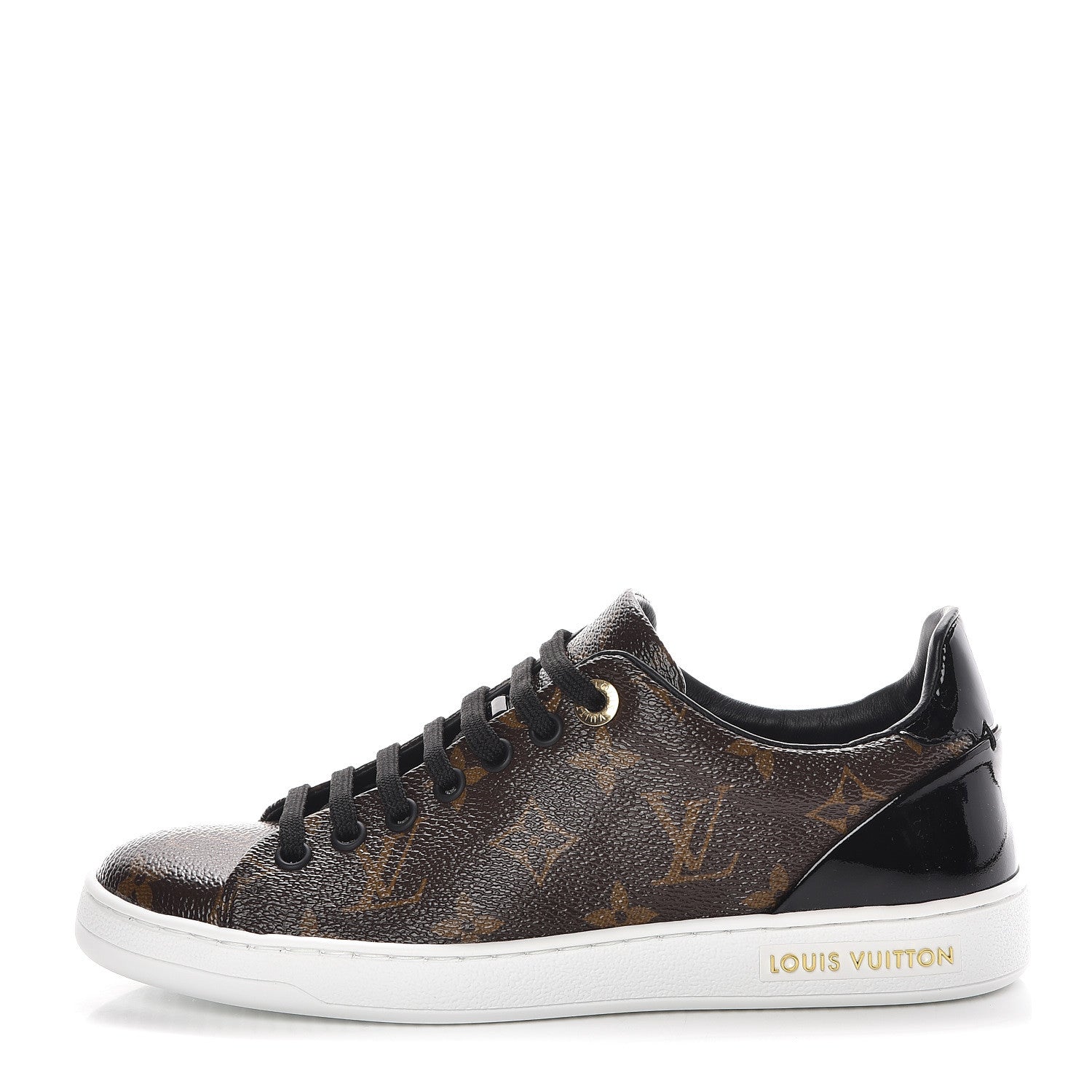Louis Vuitton Patent Monogram Frontrow Sneakers 36 1 of 8