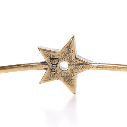 Christian Dior Metal J'Adior Hoop Earrings Aged Gold 5 of 5