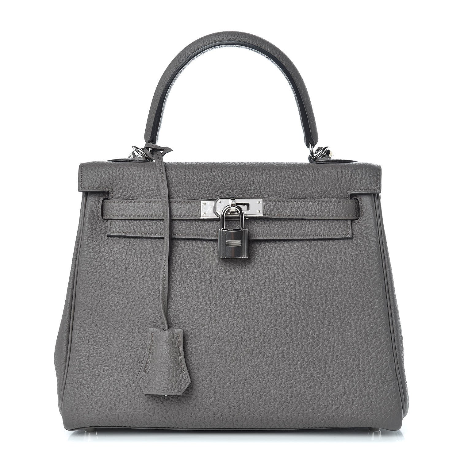 Hermes Togo Kelly Retourne 25 Etain 1 of 36