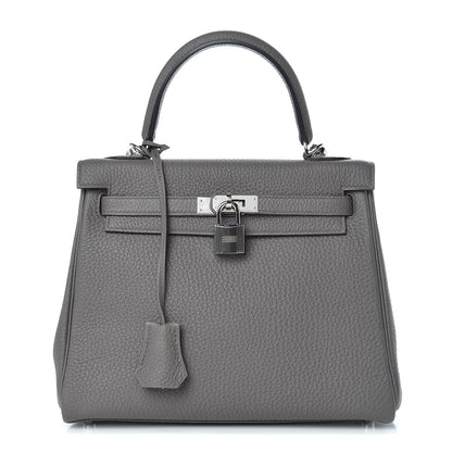 Hermes Togo Kelly Retourne 25 Etain 1 of 36