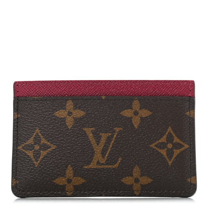 Louis Vuitton Monogram Card Holder Fuchsia 1 of 6