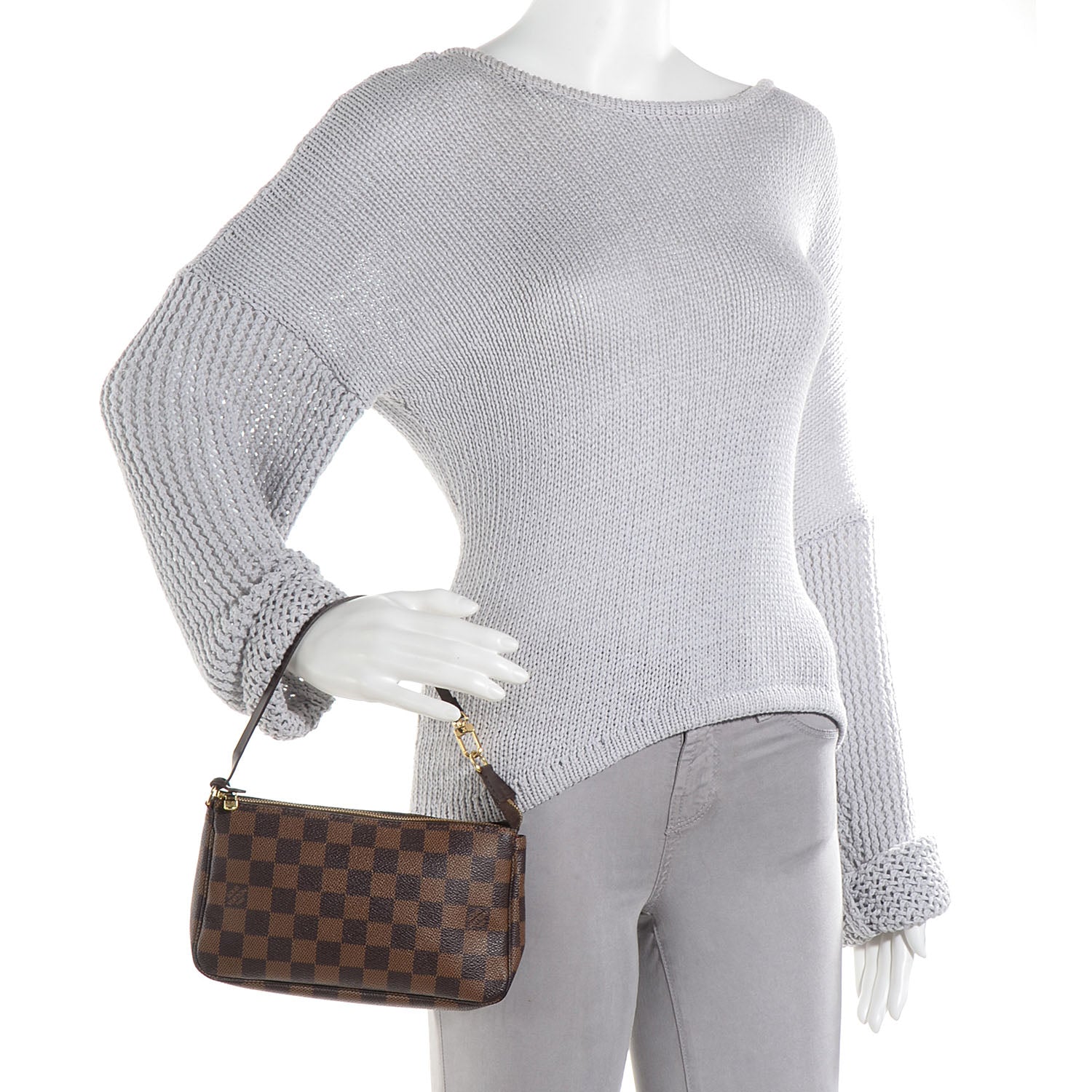 Louis Vuitton Damier Ebene Pochette Accessories 2 of 8