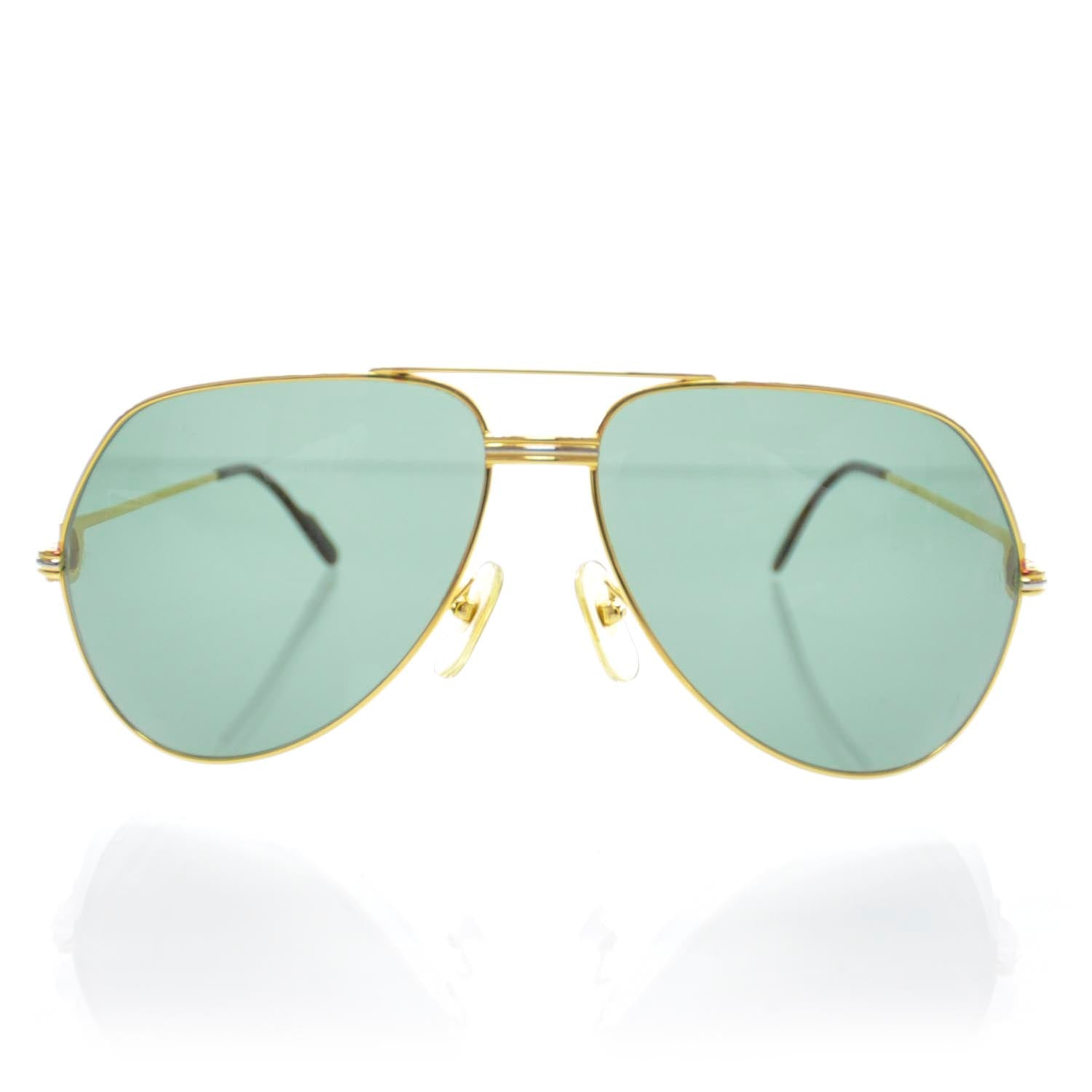 Cartier Aviator Sunglasses w Case 2 of 7