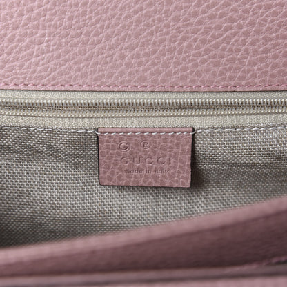 Gucci Dollar Calfskin Interlocking G Shoulder Bag Soft Pink 8 of 10