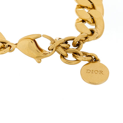 Christian Dior Metal Danseuse Etoile Chain Bracelet Gold 3 of 3