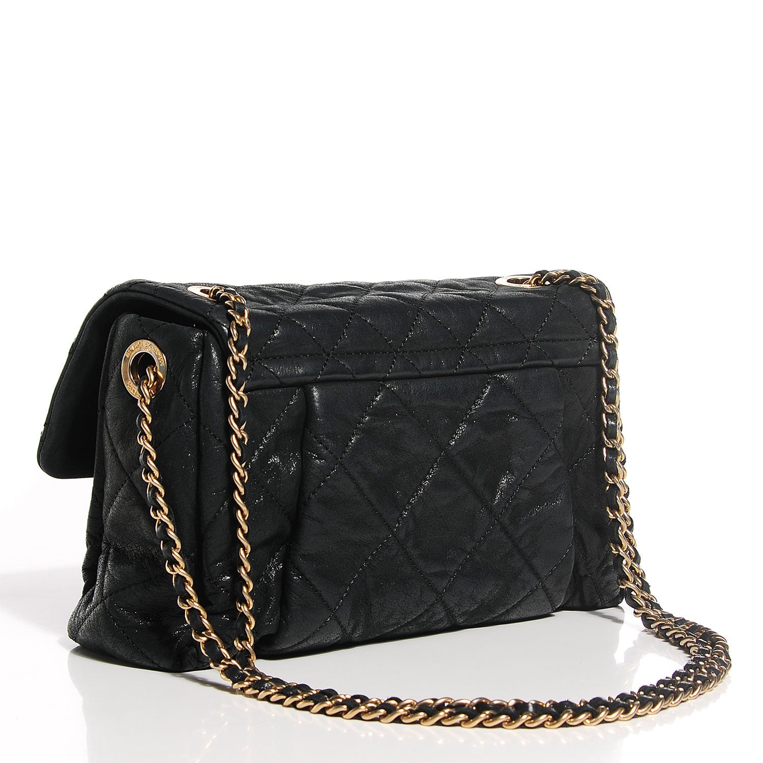 Chanel Iridescent Calfskin Quilted Small Chic Quilt Flap Black 3 of 8
