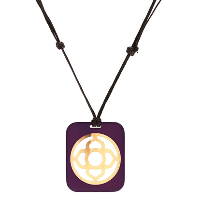 Hermes Buffalo Horn Lacquer Lift Necklace 1 of 8