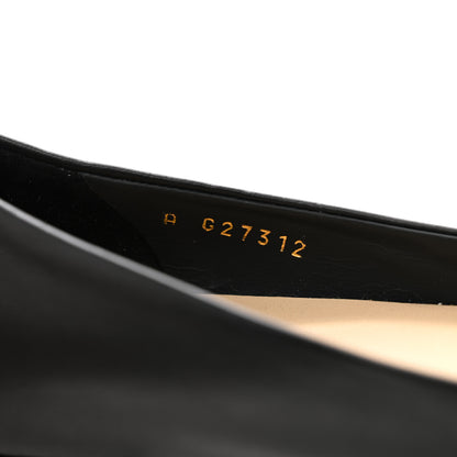 Chanel Lambskin Camellia Ballerina Flats 37 Black 8 of 9