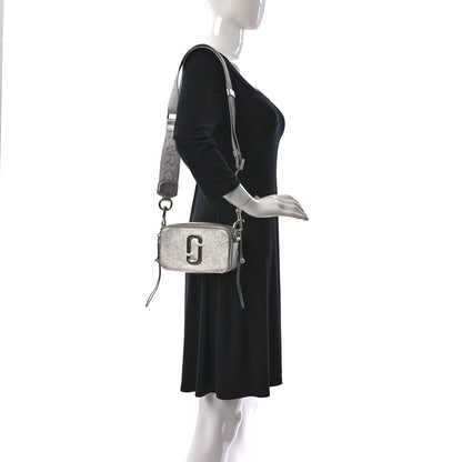 Marc Jacobs Saffiano Small Snapshot Camera Bag Silver 2 of 10