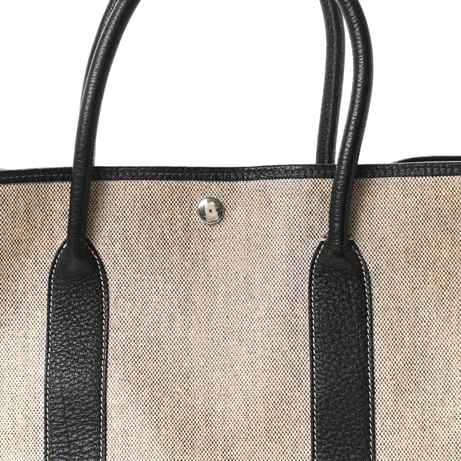 Hermes Toile H Buffle Skipper Garden Party 36 MM Tote Black 7 of 9