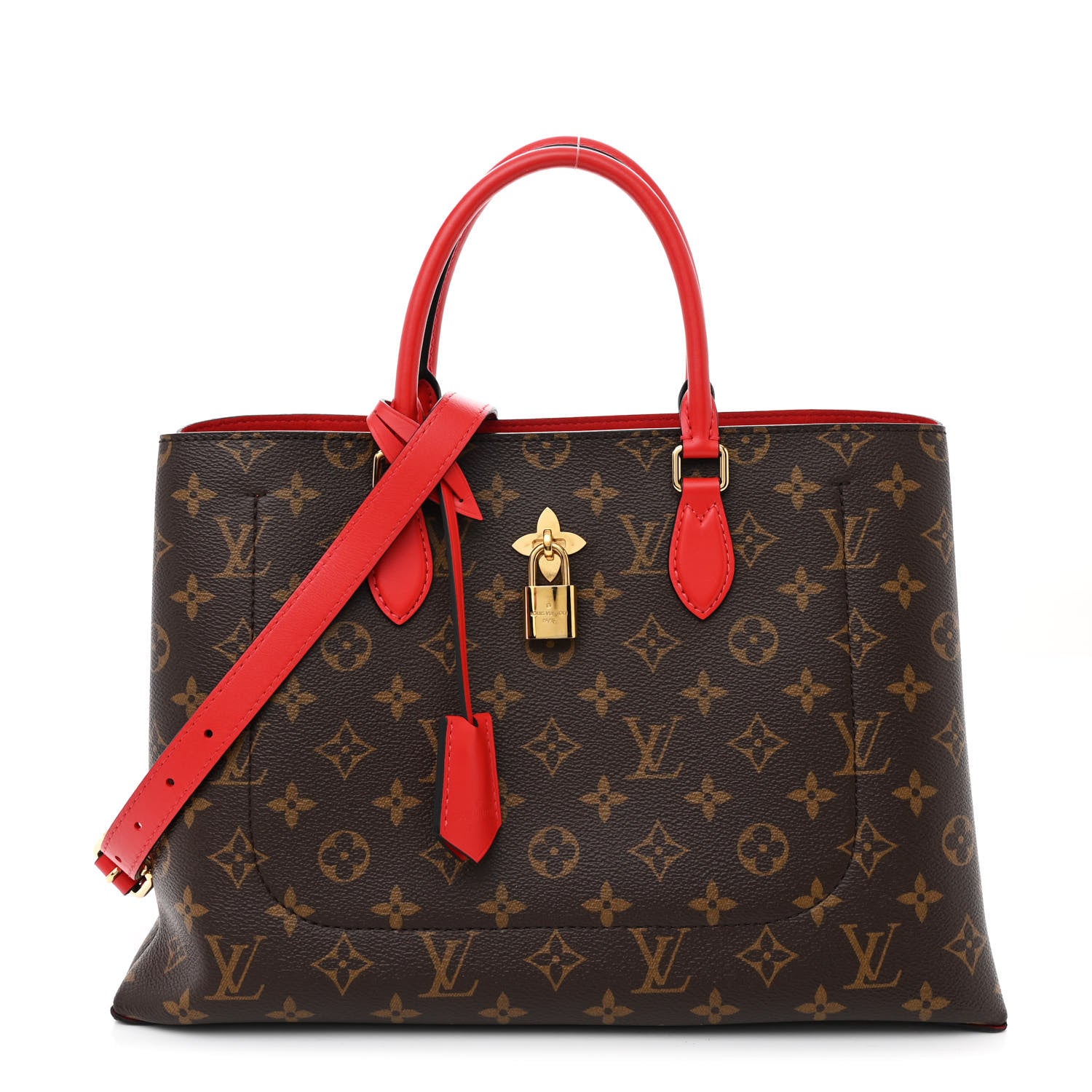 Louis Vuitton Monogram Flower Tote  Coquelicot 1 of 12