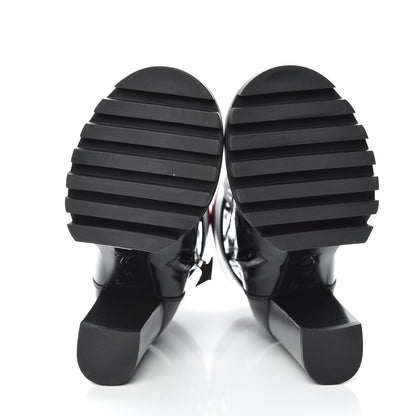 Louis Vuitton Patent Calfskin Star Trail Ankle Boots 36 Black 5 of 7