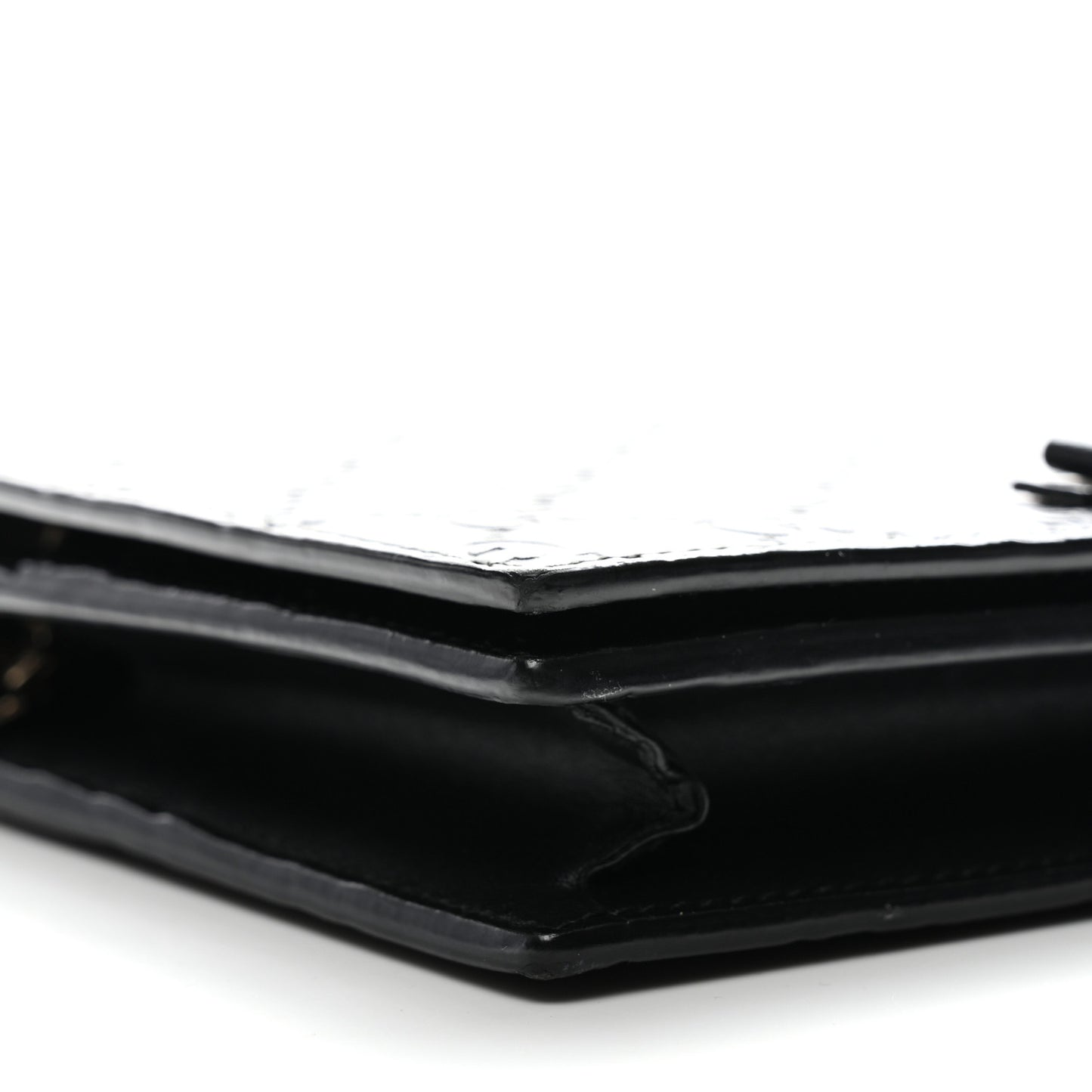Guccissima Signature Bowy Chain Wallet Black