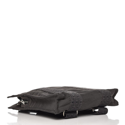 Hermes Canvas Herline Backpack Grey 4 of 7