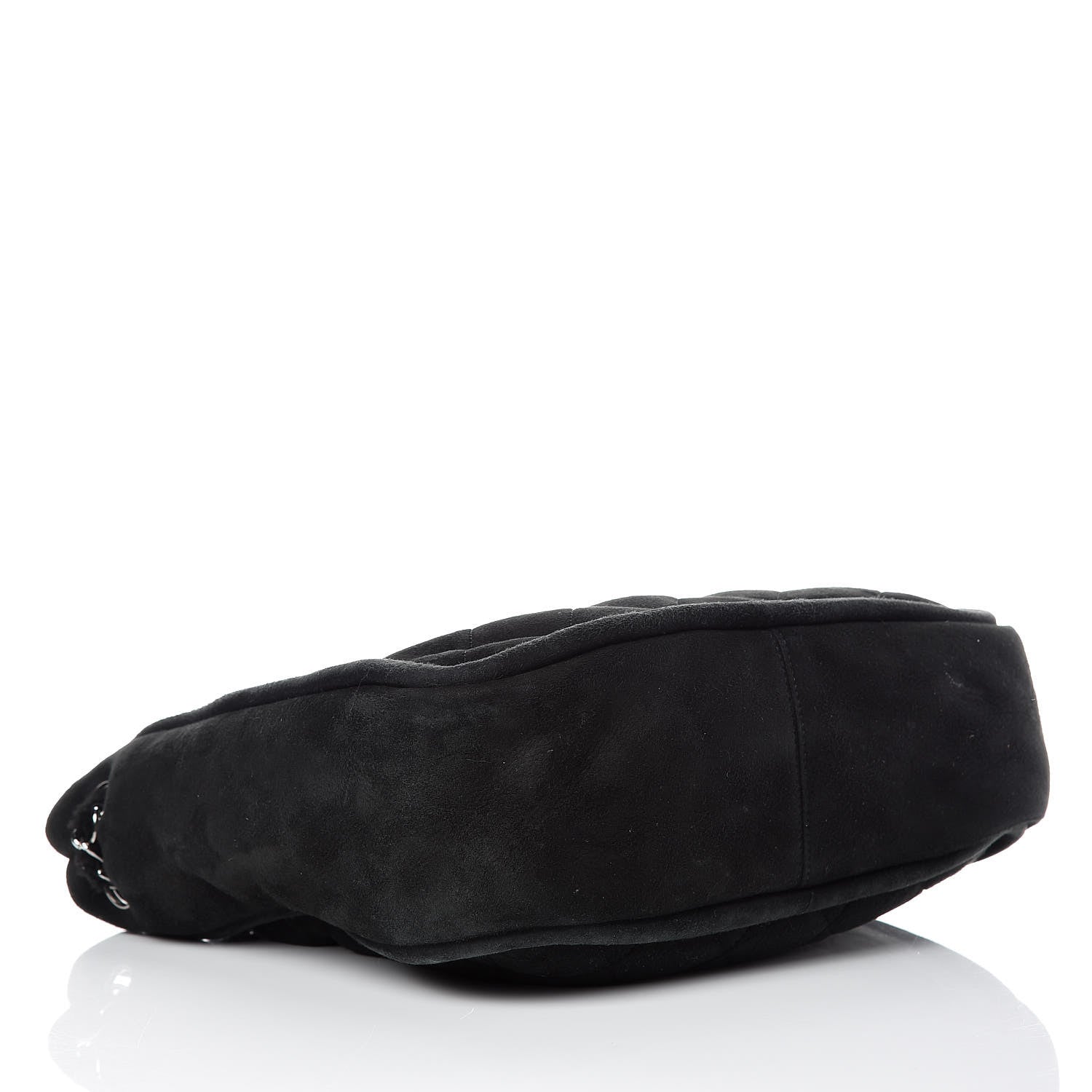 Chanel Shearling Quilted Mademoiselle Tote Black 4 of 10