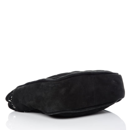 Chanel Shearling Quilted Mademoiselle Tote Black 4 of 10