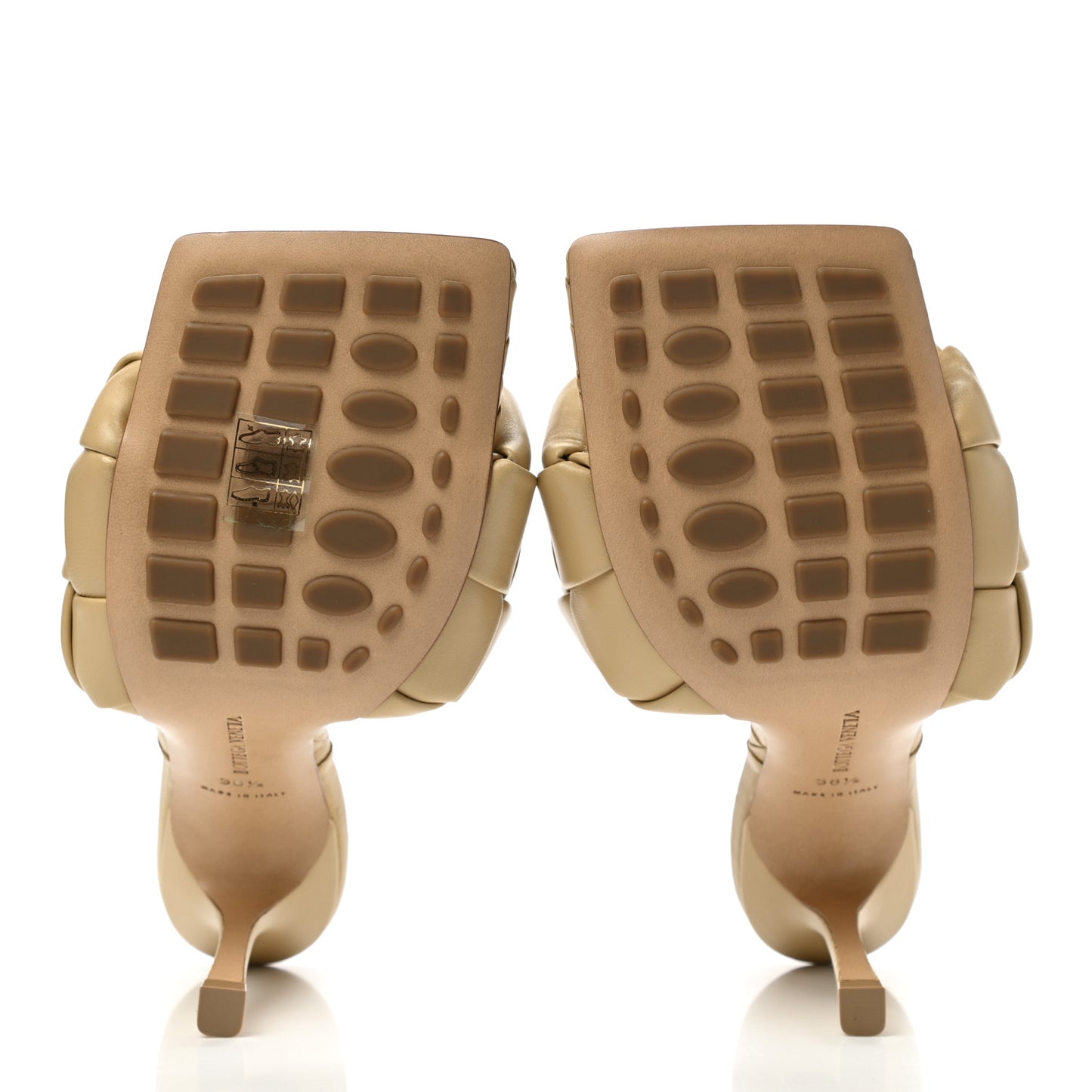 Nappa Maxi Intrecciato Lido Mule Sandals 38.5 Bandage