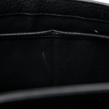 Valentino Garavani Pebbled Calfskin Rockstud Top Handle Shoulder Bag Black 10 of 11