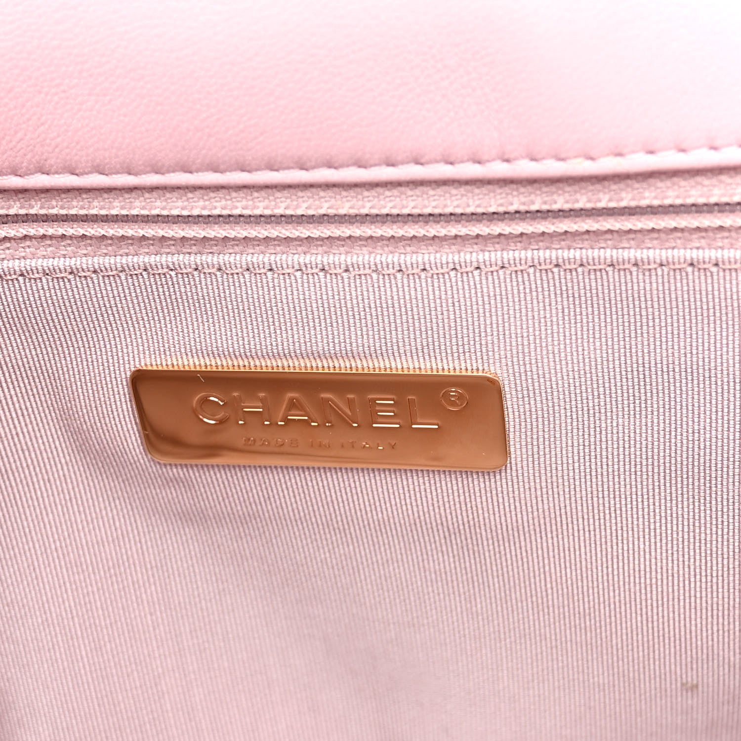Chanel Lambskin Quilted Medium Chanel 19 Flap Light Pink 6 of 10