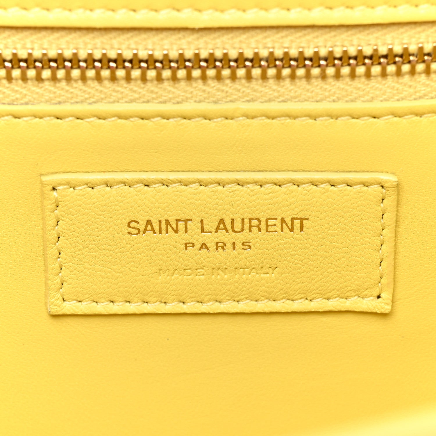 Saint Laurent Smooth Calfskin Carre Satchel Paille 6 of 16