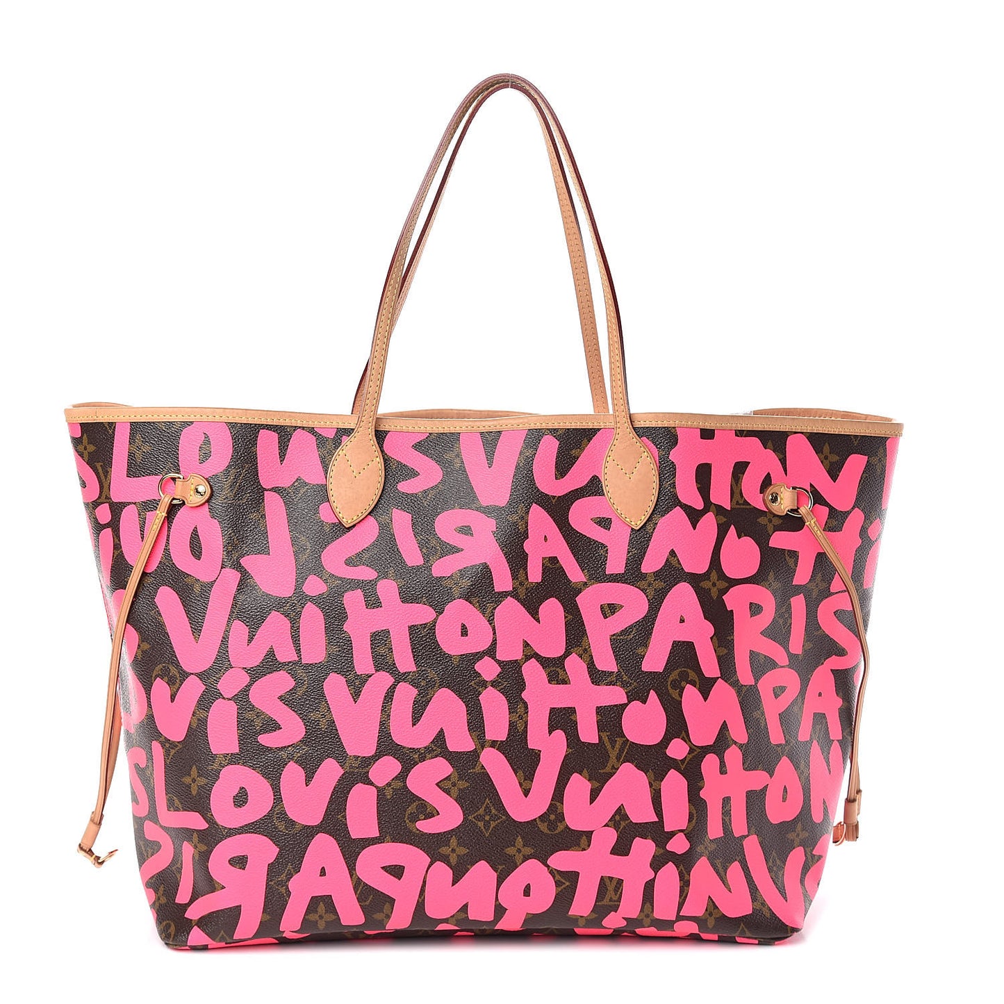 Monogram Graffiti Neverfull GM Fuchsia
