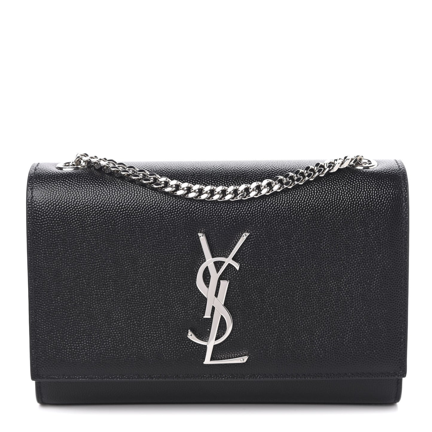 Grain De Poudre Small Monogram Kate Satchel Black