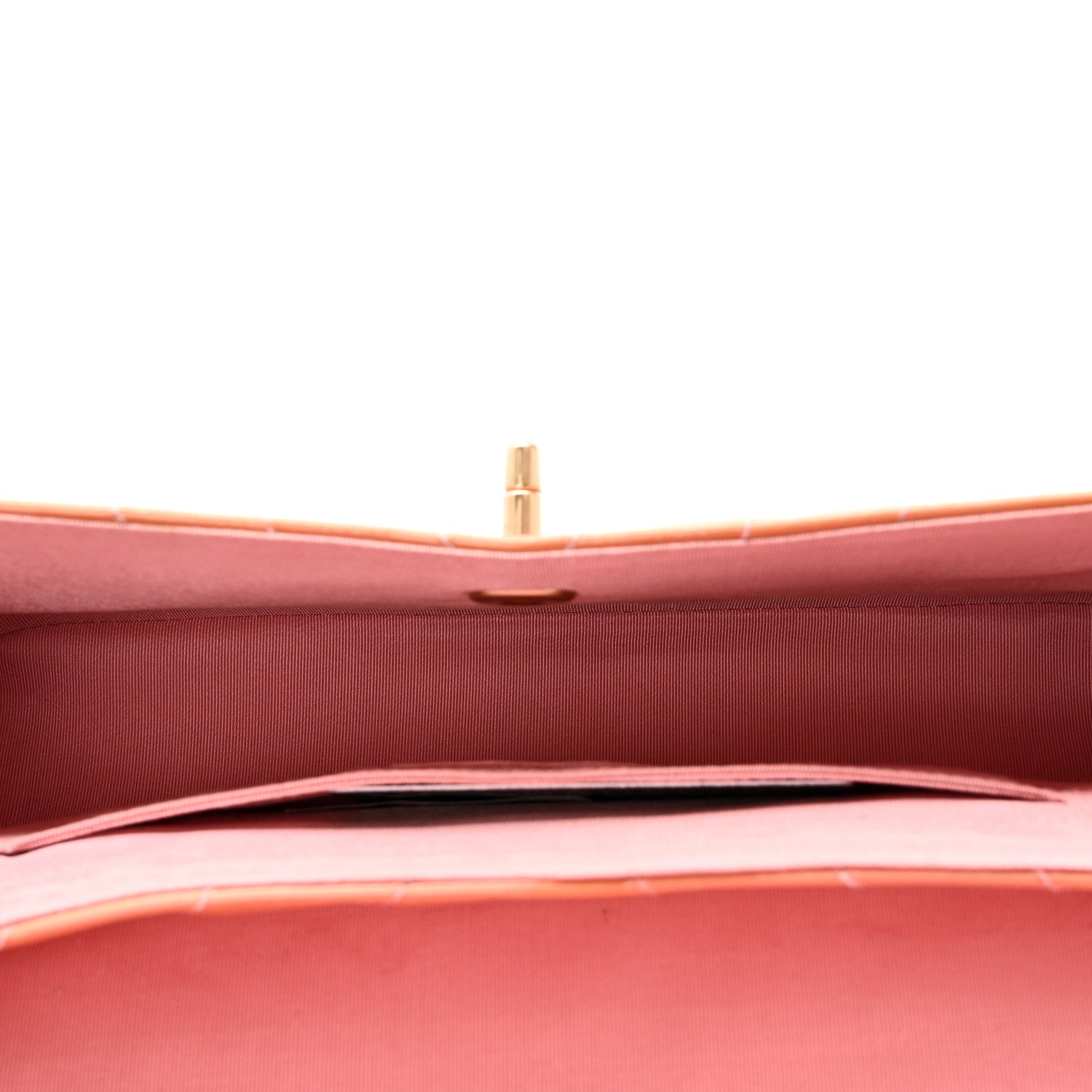 Chanel Patent Calfskin Scallop Quilted Single Flap Pink 5 of 10