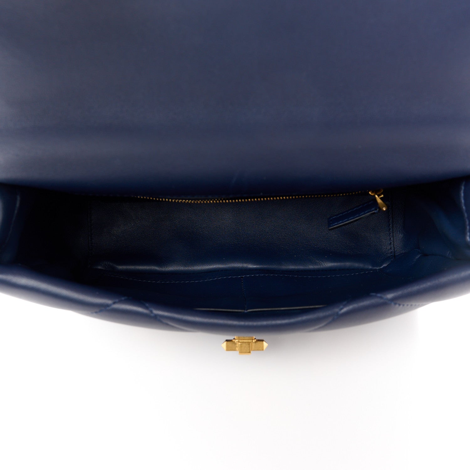 Valentino Garavani Nappa Large Roman Stud Shoulder Bag Marine 5 of 10