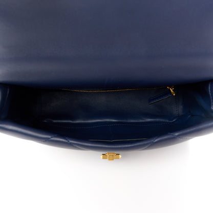 Valentino Garavani Nappa Large Roman Stud Shoulder Bag Marine 5 of 10