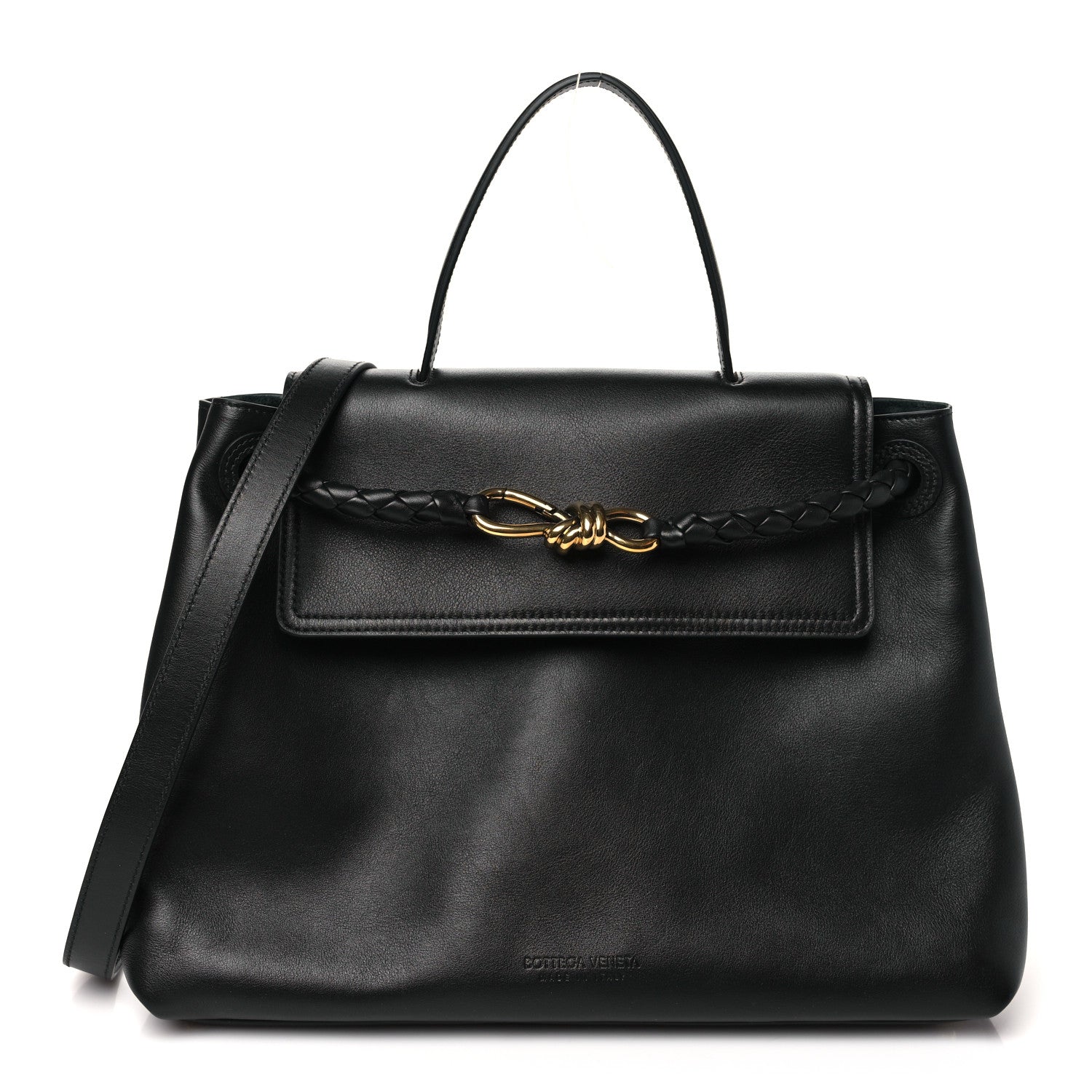Bottega Veneta Silky Calfskin Medium Ciao Ciao Black 1 of 10