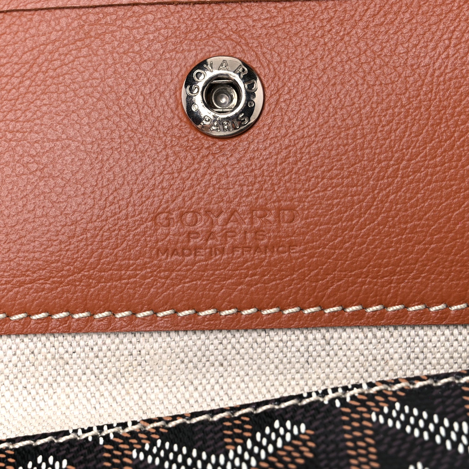 Goyard Goyardine Saint Louis GM Black Gold 6 of 12