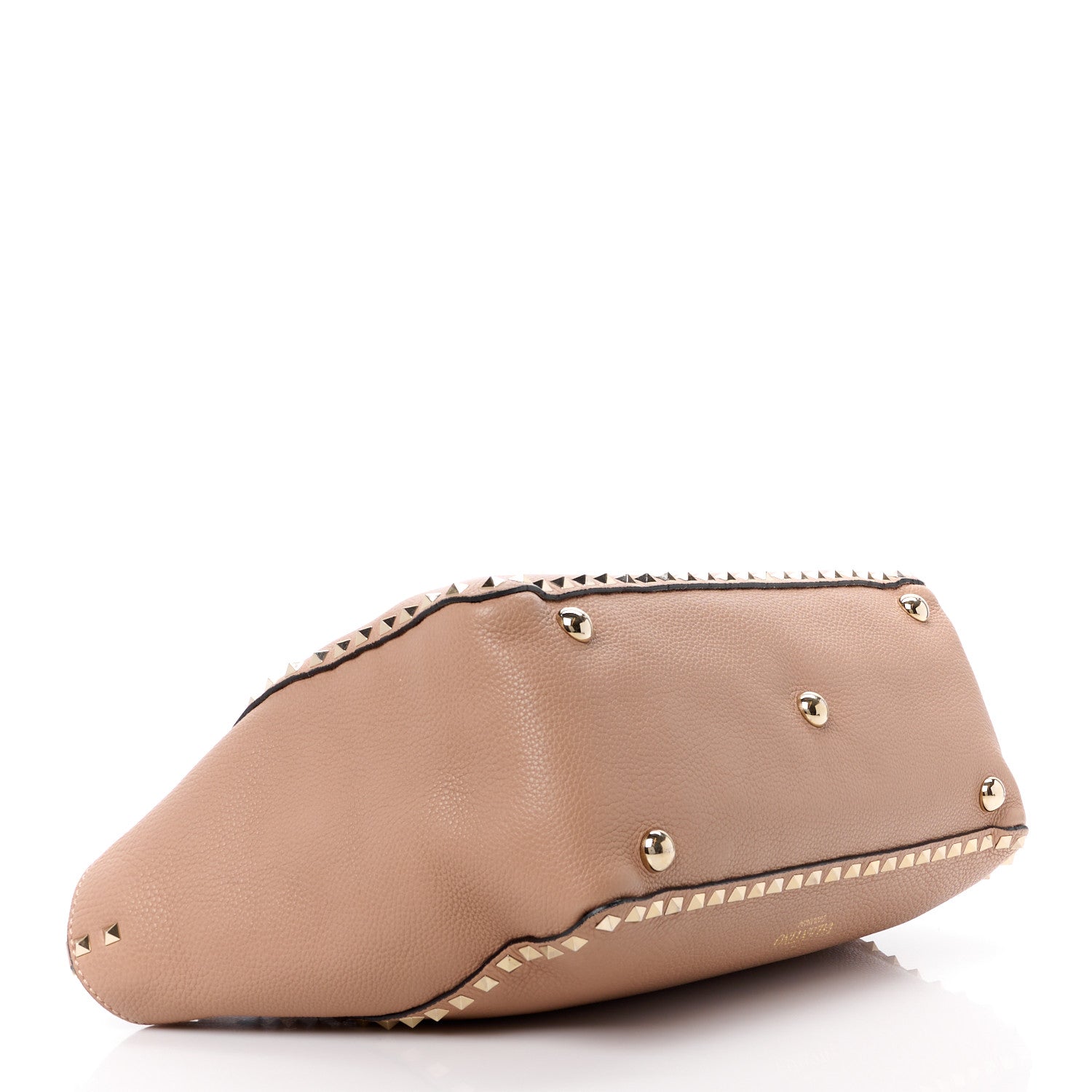 Valentino Garavani Pebbled Calfskin Medium Rockstud Tote Skin Sorbet 4 of 12
