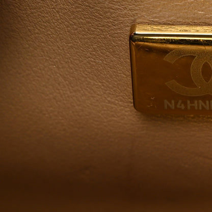Chanel Patent Quilted Mini Golden Plate Flap Black 7 of 15