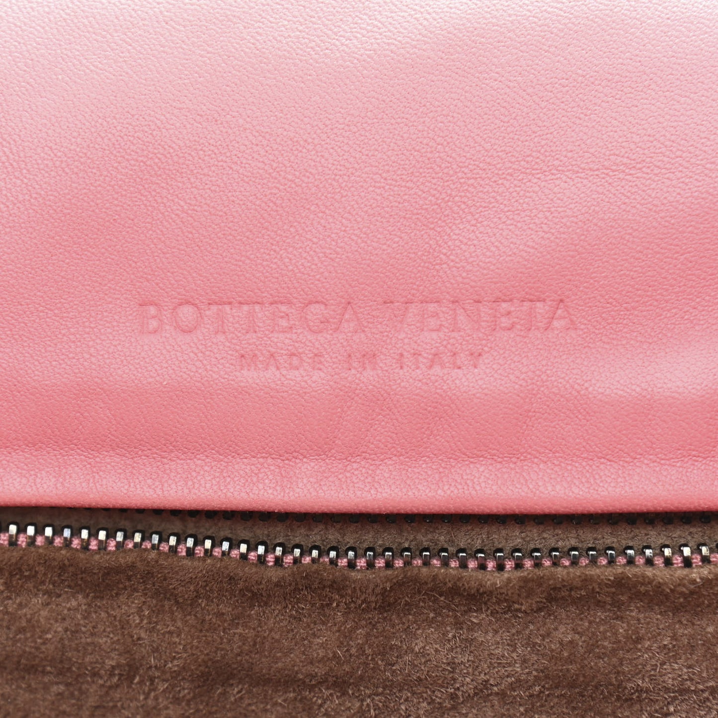 Nappa Intrecciato Messenger Bag Petal Pink