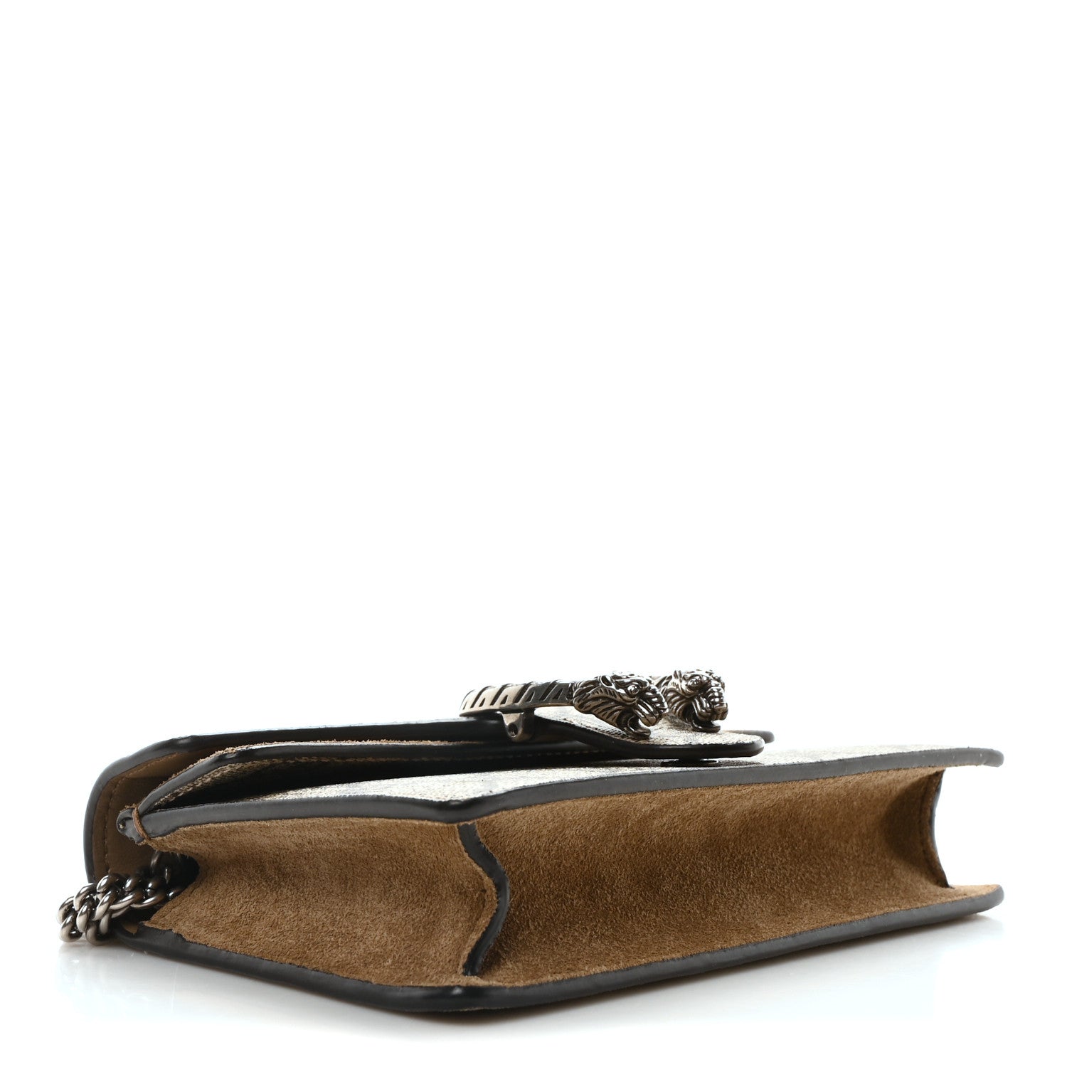 Gucci GG Supreme Monogram Super Mini Dionysus Shoulder Bag Taupe 4 of 9