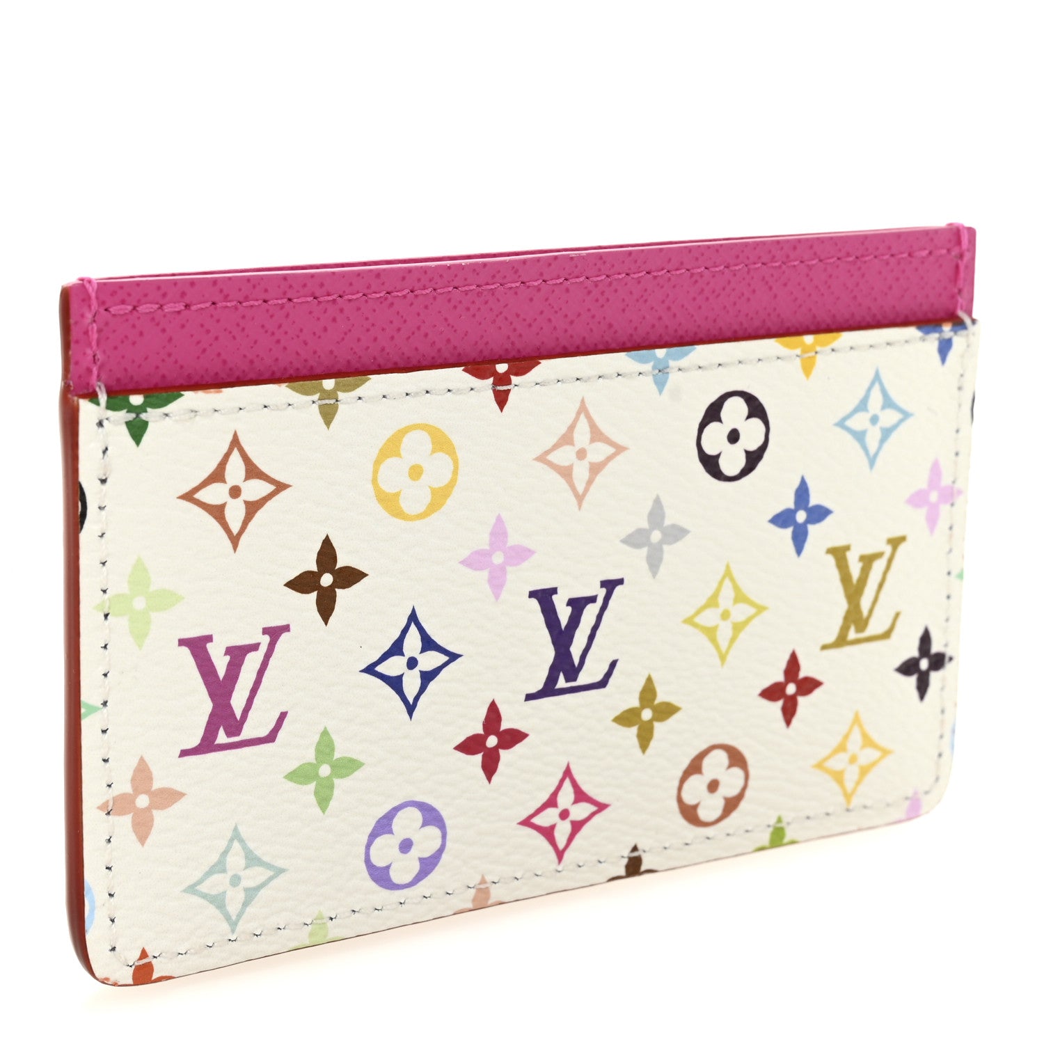 Louis Vuitton LV X TM Monogram Multicolor Card Holder Kawaii Pink 3 of 6