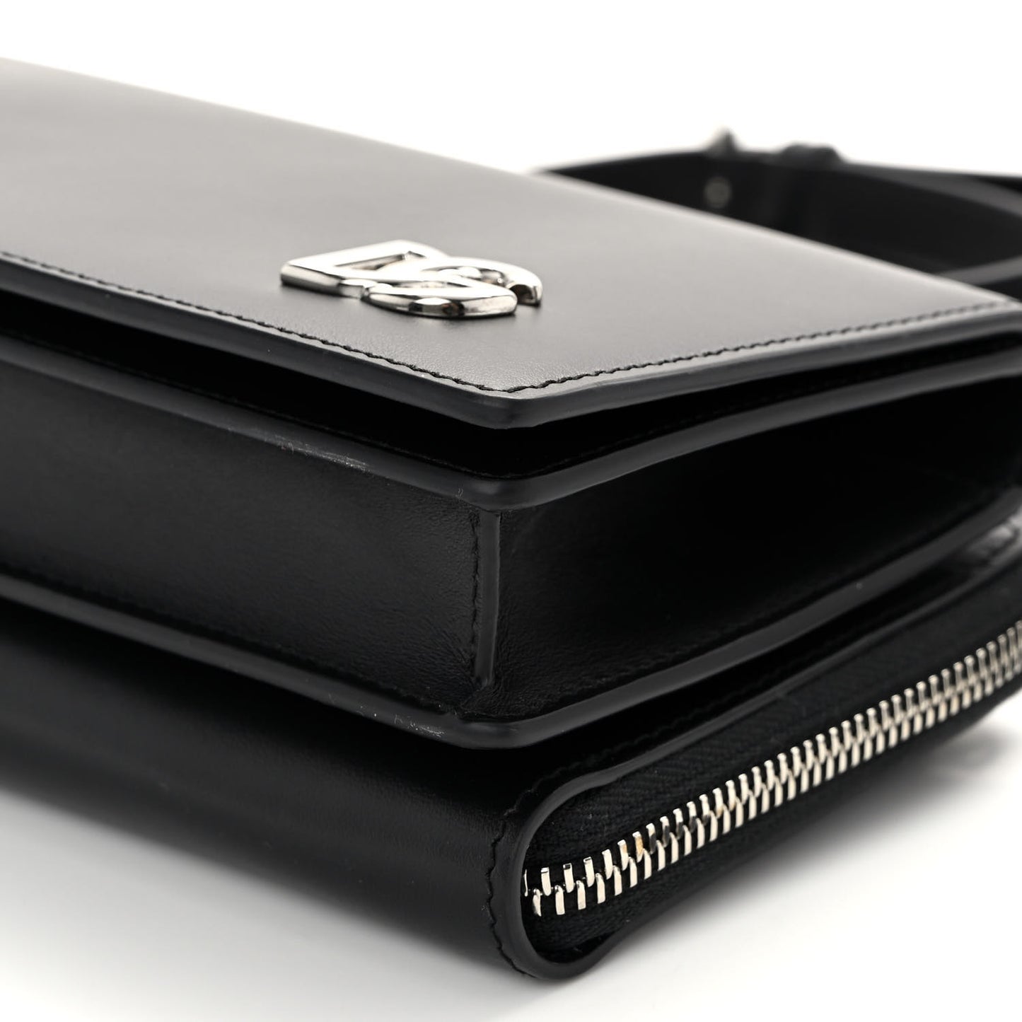 Calfskin DG Millennials Convertible Crossbody Black