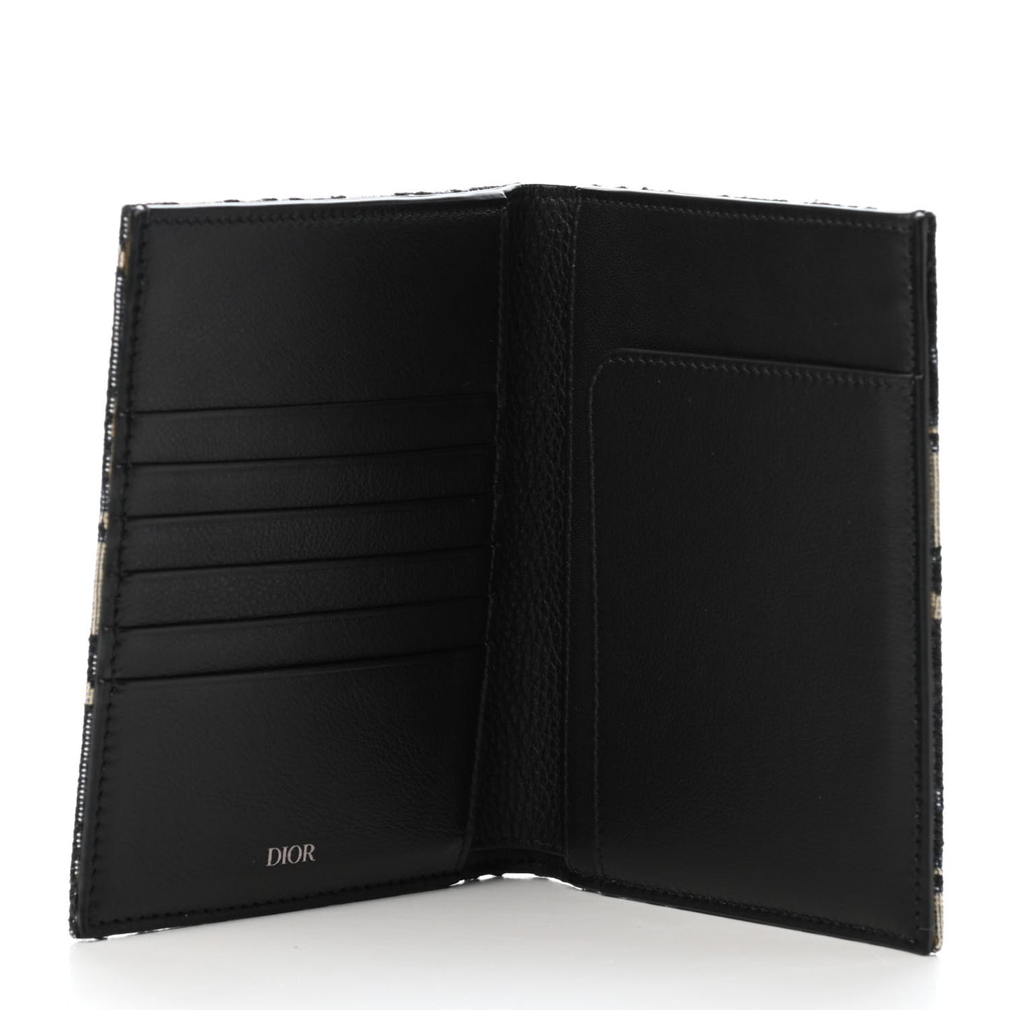 Oblique Passport Holder Blue