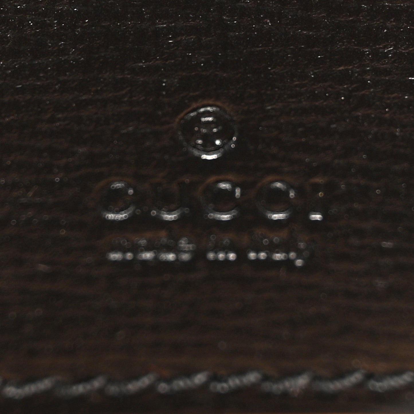 Azalea Calfskin Web Horsebit 1955 Wallet On Strap Black