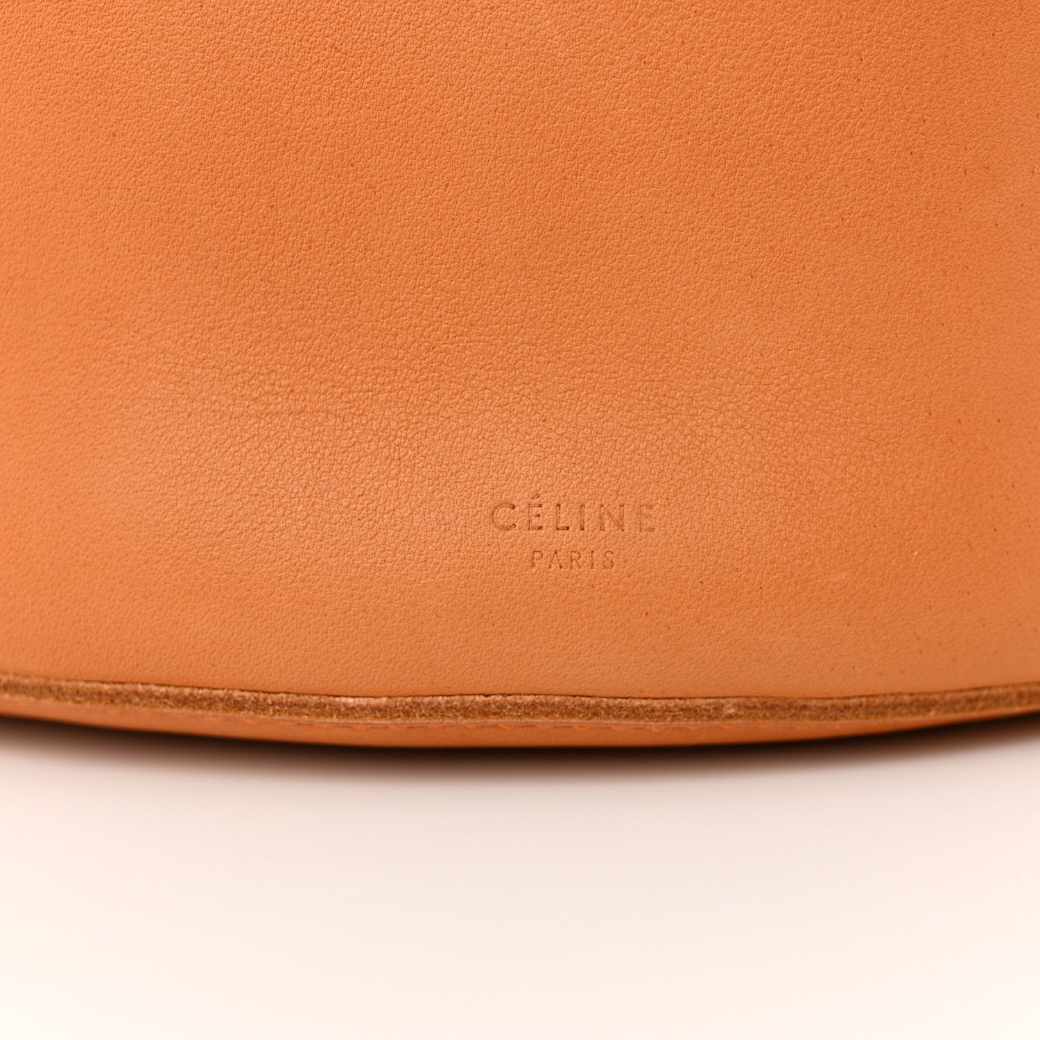 Celine Smooth Calfskin Big Bag Bucket Apricot 7 of 15