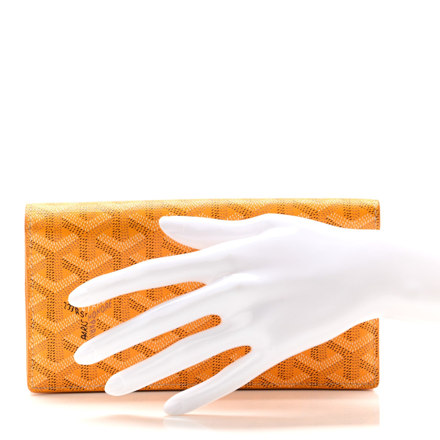 Goyardine Richelieu Wallet Yellow